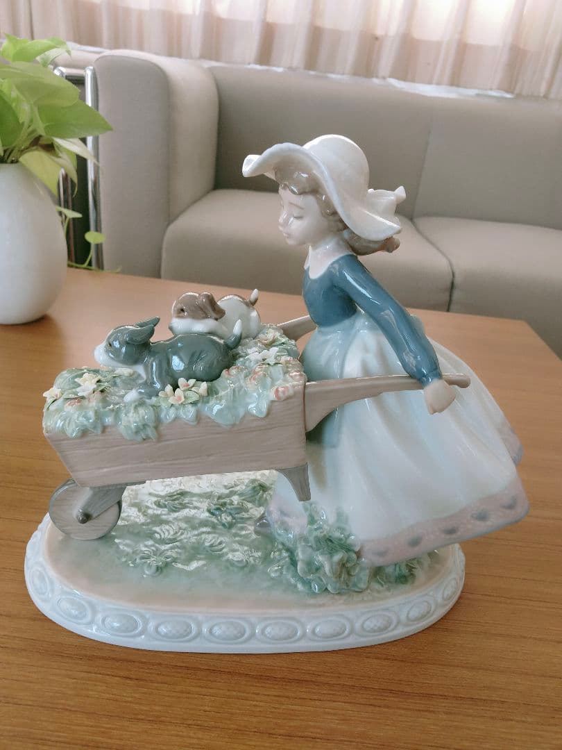 リヤドロ「乗せてあげる！！」新品同様