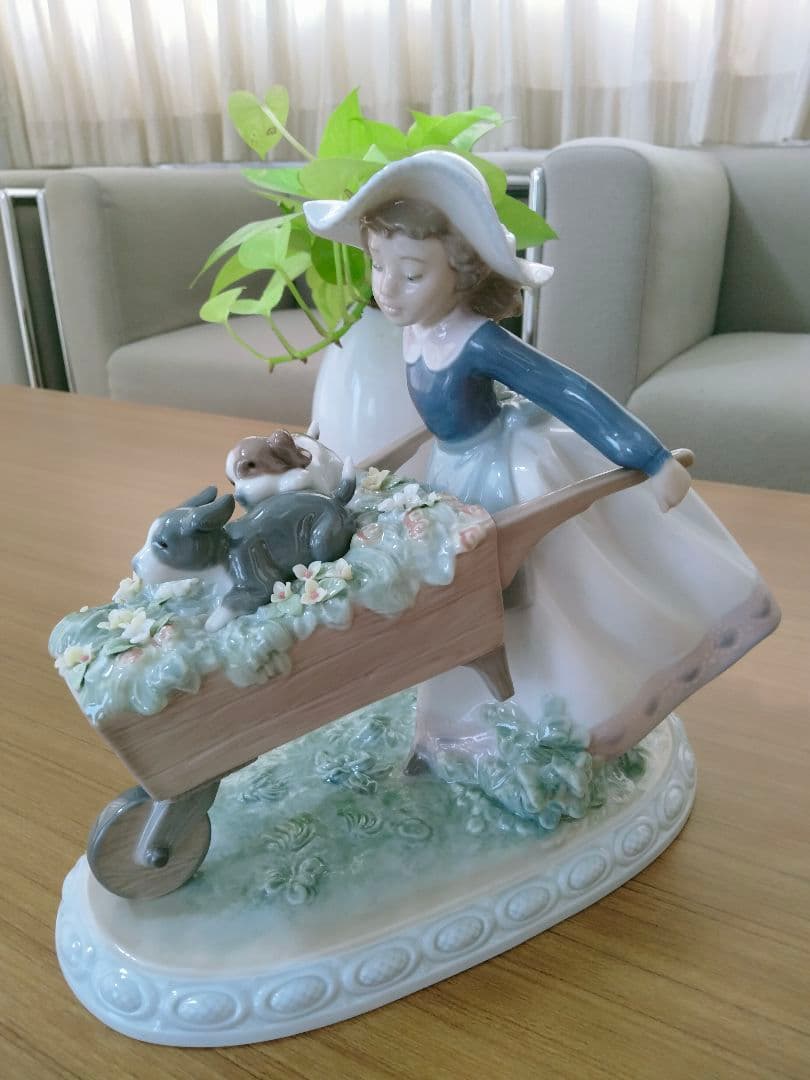 リヤドロ「乗せてあげる！！」新品同様