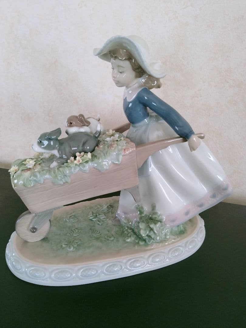 リヤドロ「乗せてあげる！！」新品同様