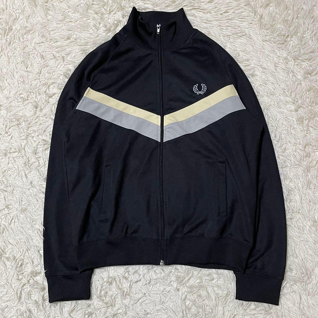 【ヒロ】希少 FRED PERRY トラックジャケット 90s 胸ロゴ
