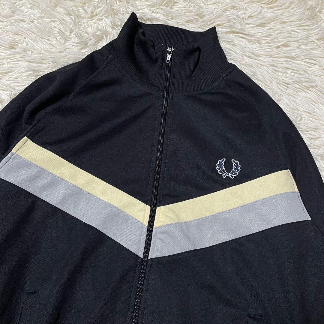 【ヒロ】希少 FRED PERRY トラックジャケット 90s 胸ロゴ