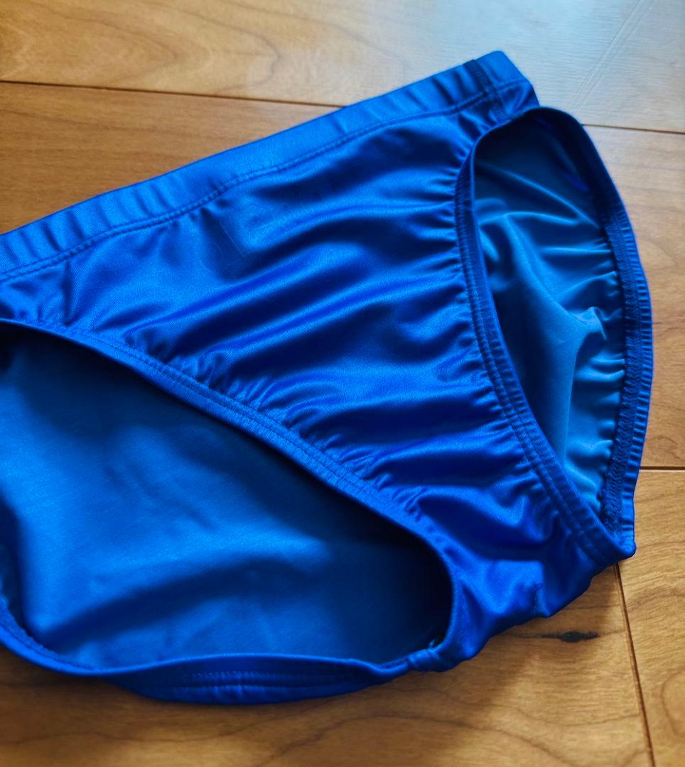 【美品】arena シン・レボリューション　NUX　ブルー　超光沢　競パン M