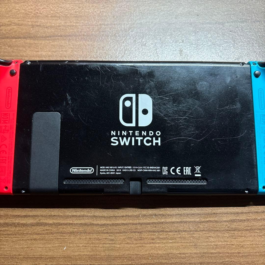 NintendoSwitchネオンレッド/ネオンブルー セット 本体 ソフト付き