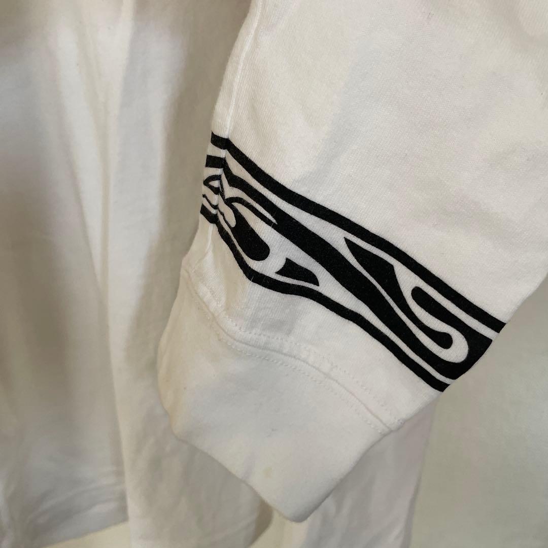 GOOD ENOUGH 初期　ホワイト×ホワイト　重ね着風　長袖Tシャツ