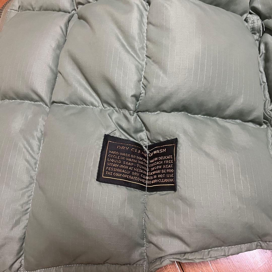 70's Eddie Bauer ダウンベスト カーキ