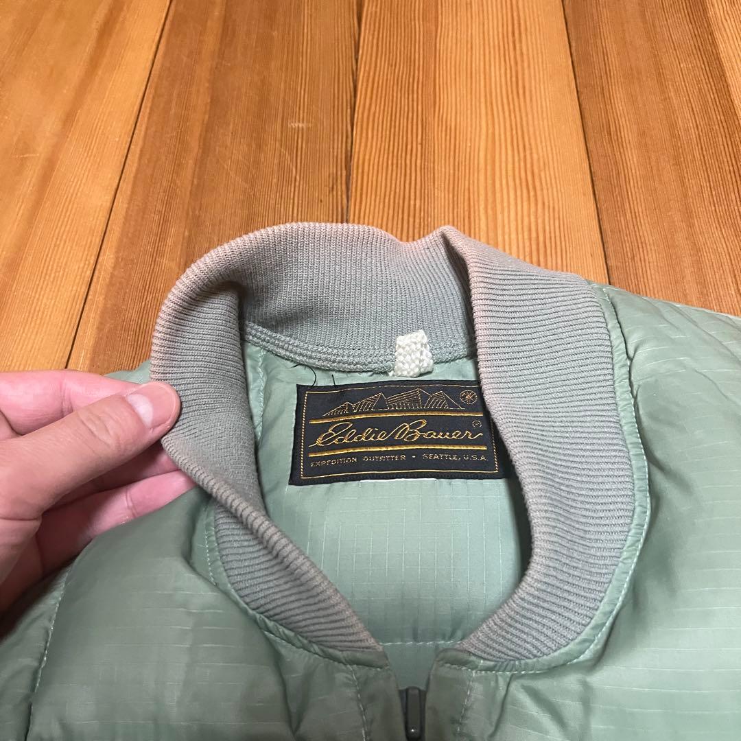 70's Eddie Bauer ダウンベスト カーキ
