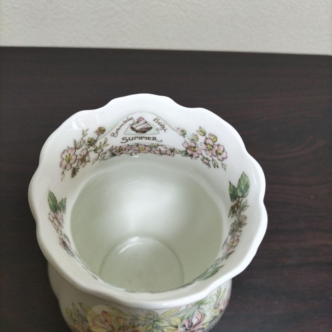 廃盤品  ブランベリーヘッジ　フラワーベース　希少