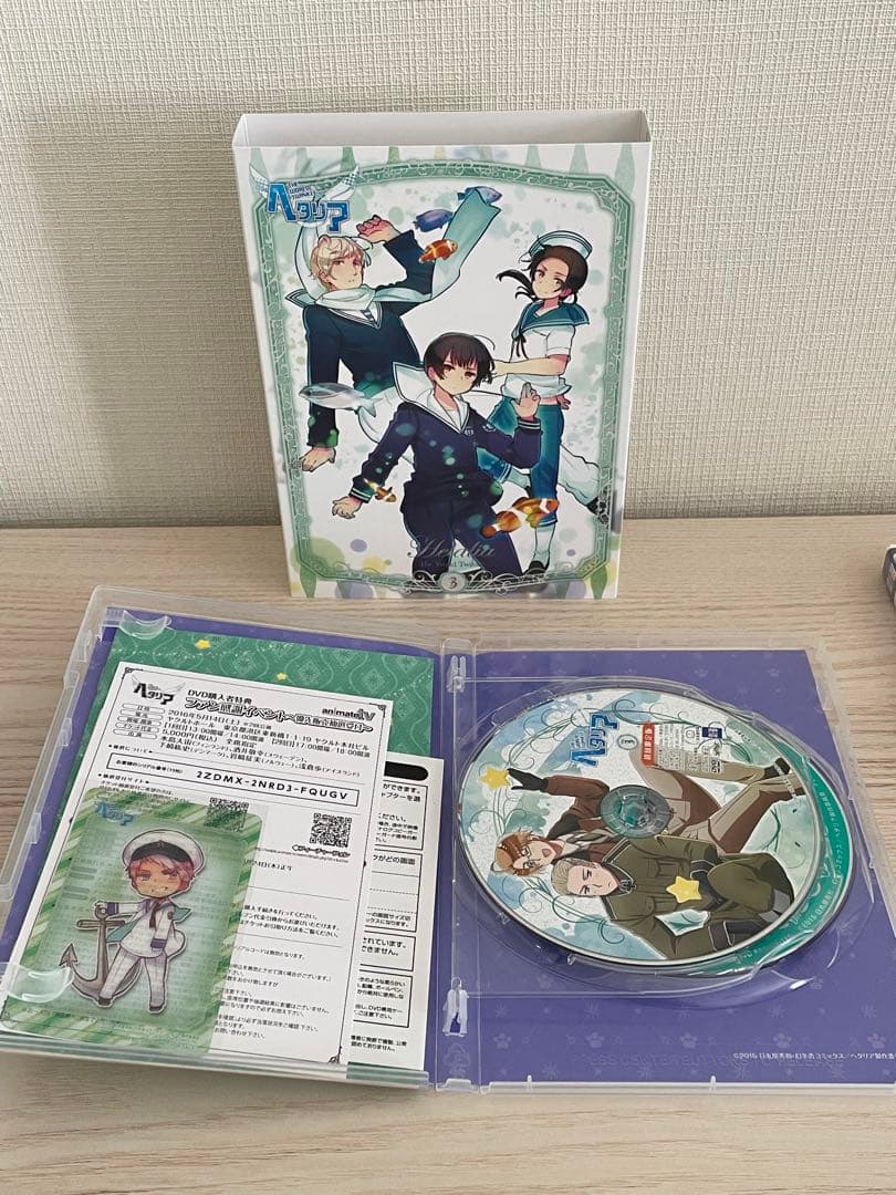 ヘタリア The World Twinkle アニメイト限定版 3巻セット