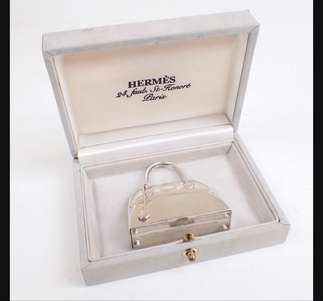 HERMESエルメスピルケース ボリードバッグモ チーフピルケースペンダント