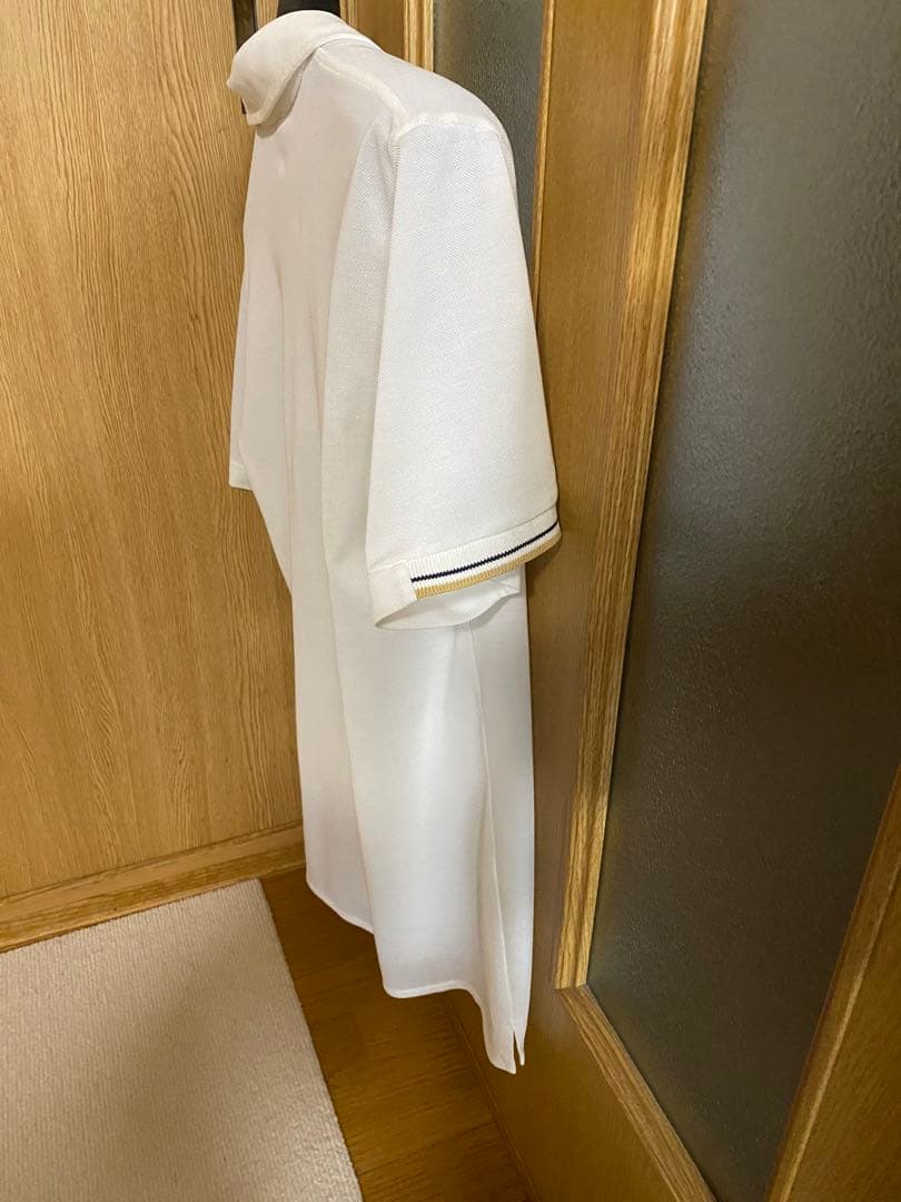 miumiu ポロシャツ メンズ ホワイト ポロシャツ ポケット付き
