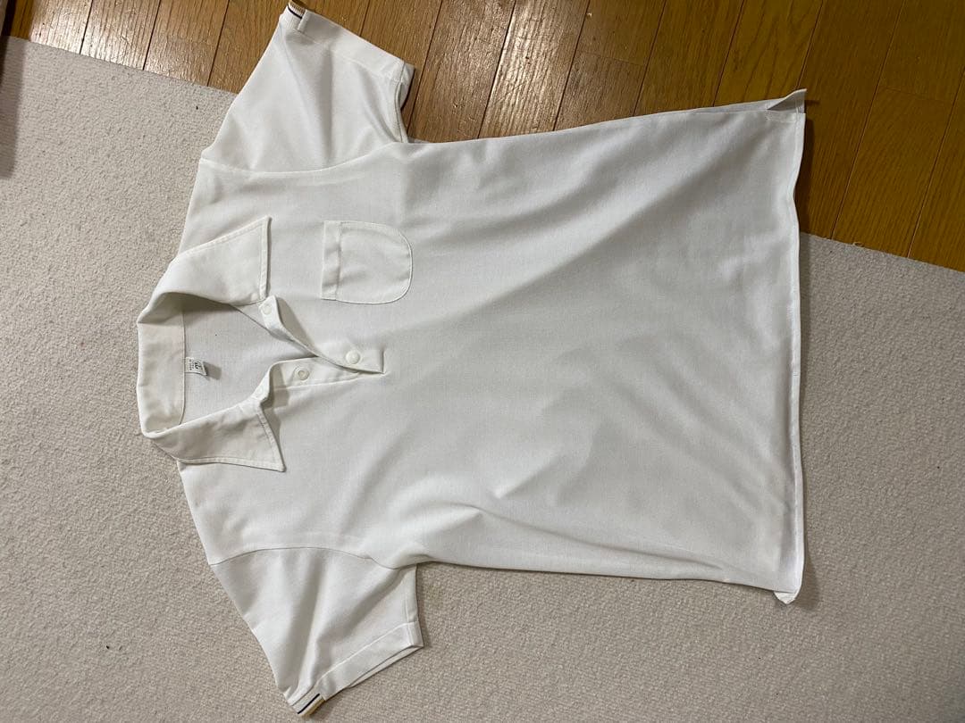 miumiu ポロシャツ メンズ ホワイト ポロシャツ ポケット付き