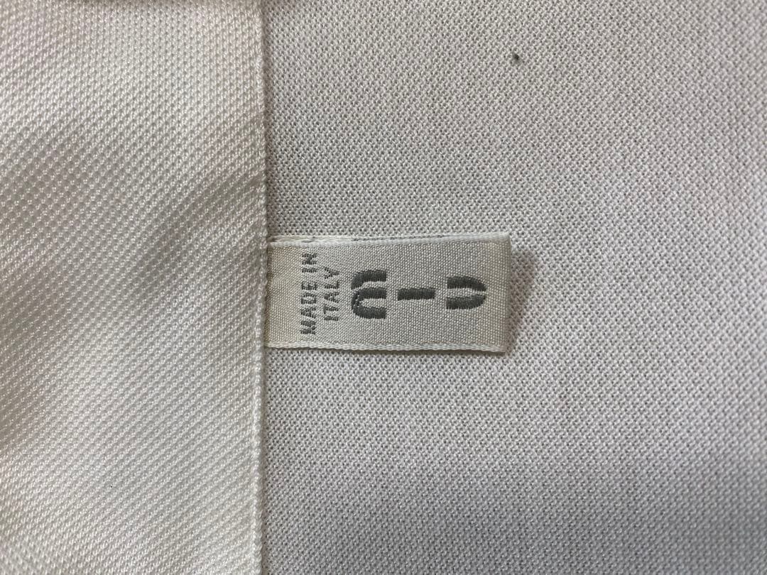 miumiu ポロシャツ メンズ ホワイト ポロシャツ ポケット付き