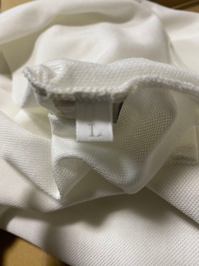 miumiu ポロシャツ メンズ ホワイト ポロシャツ ポケット付き