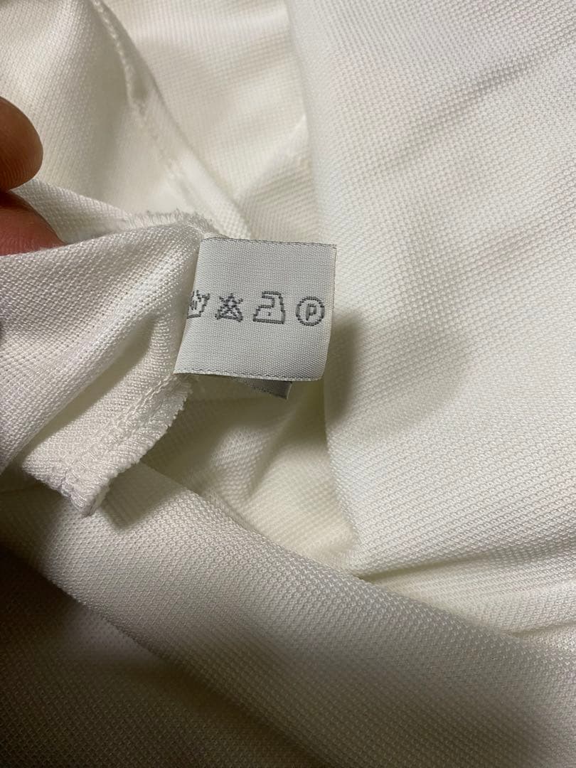 miumiu ポロシャツ メンズ ホワイト ポロシャツ ポケット付き