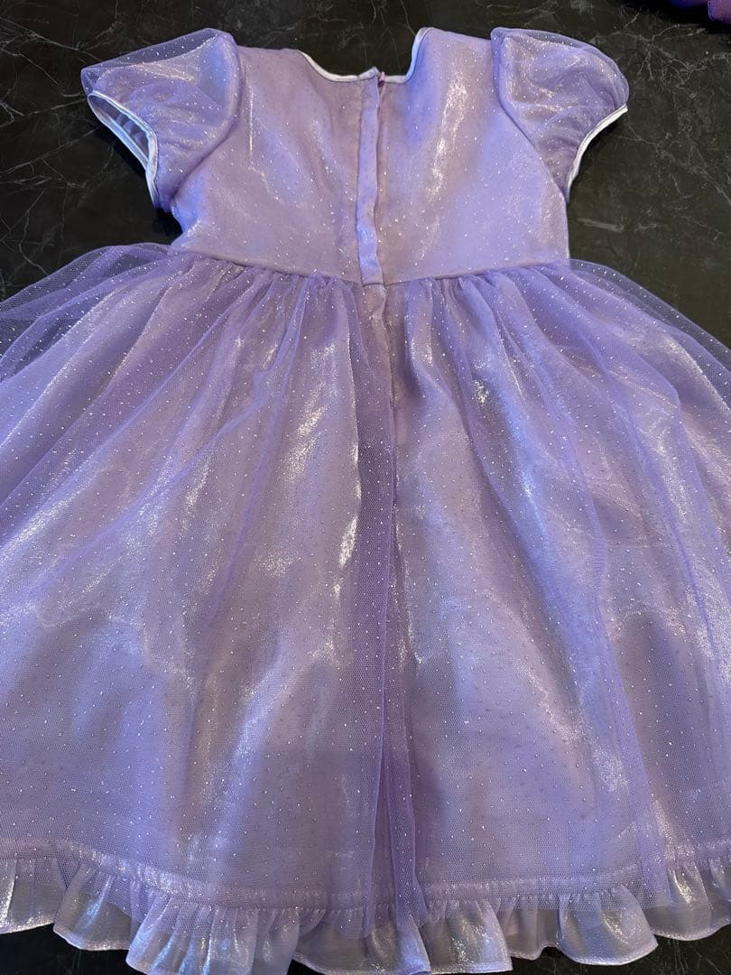 MezzoPiano ×しなこコラボ半袖ワンピース 紫