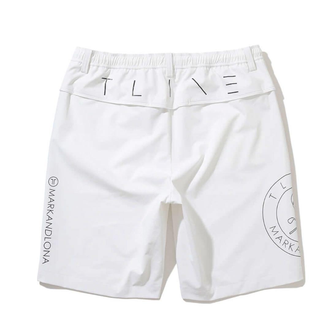 新品 ★ MARK&LONA ショーツ マーク＆ロナ ハーフパンツ 白