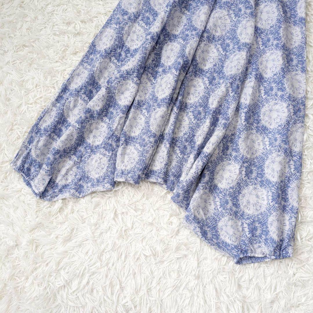 ヨギーサンクチュアリ ヨガウェア ジニーパンツ〈パープル〉総柄 日本製 春夏秋冬