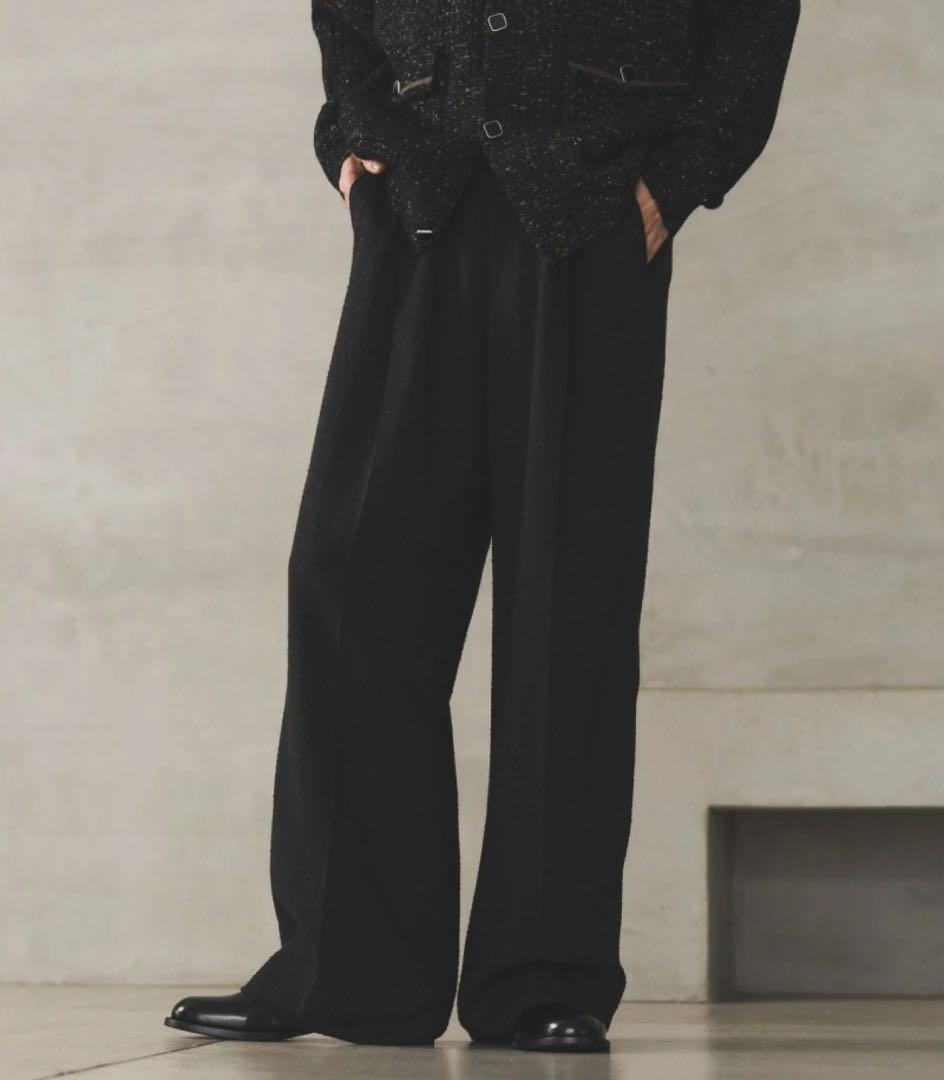 HARE ラメツイードジャケット/ワイドトラウザー set up 販売 美品