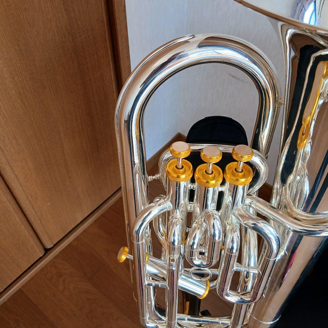 PLAYTECH ユーフォニアム 4ピストン(サイドアクション) 銀メッキ仕上げ