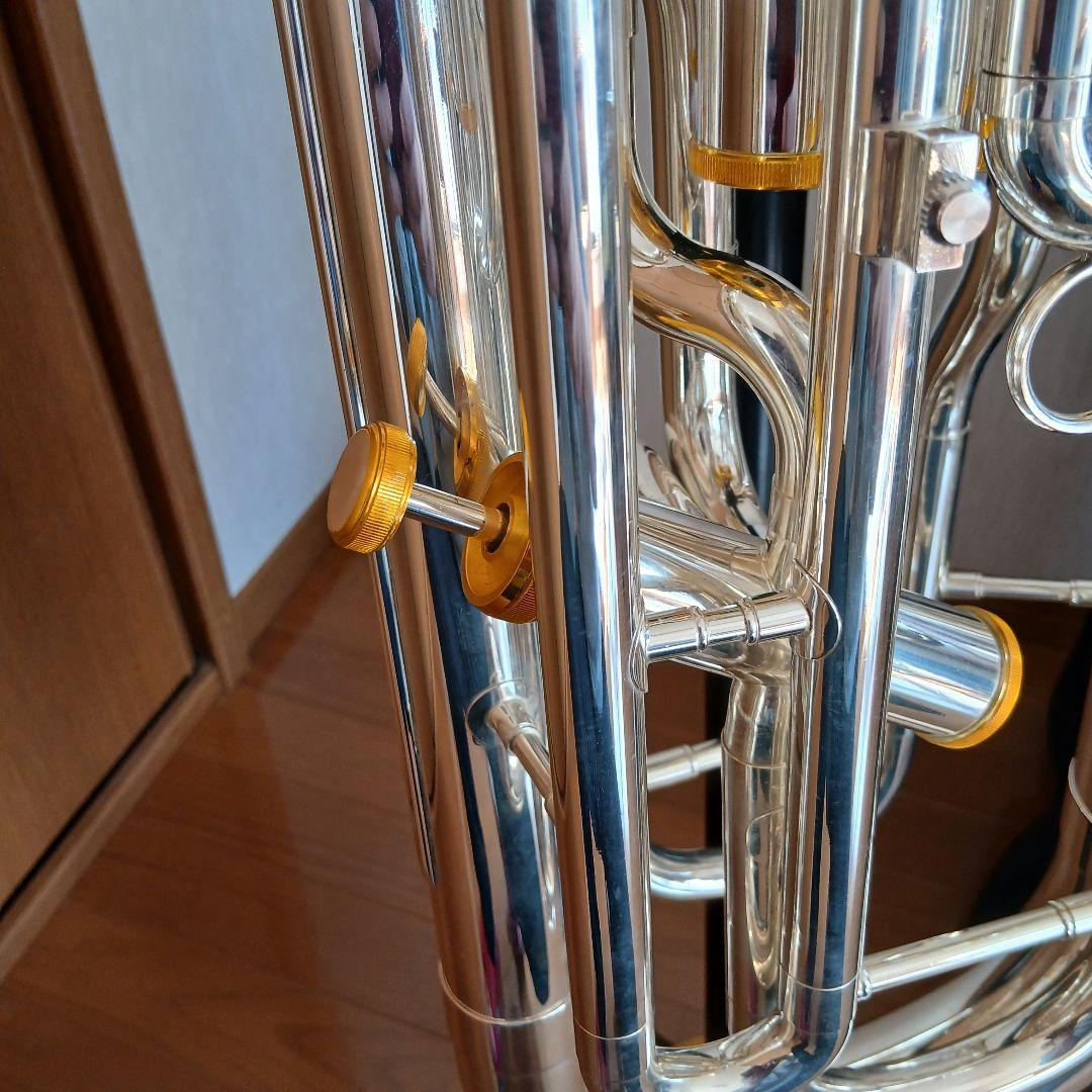 PLAYTECH ユーフォニアム 4ピストン(サイドアクション) 銀メッキ仕上げ