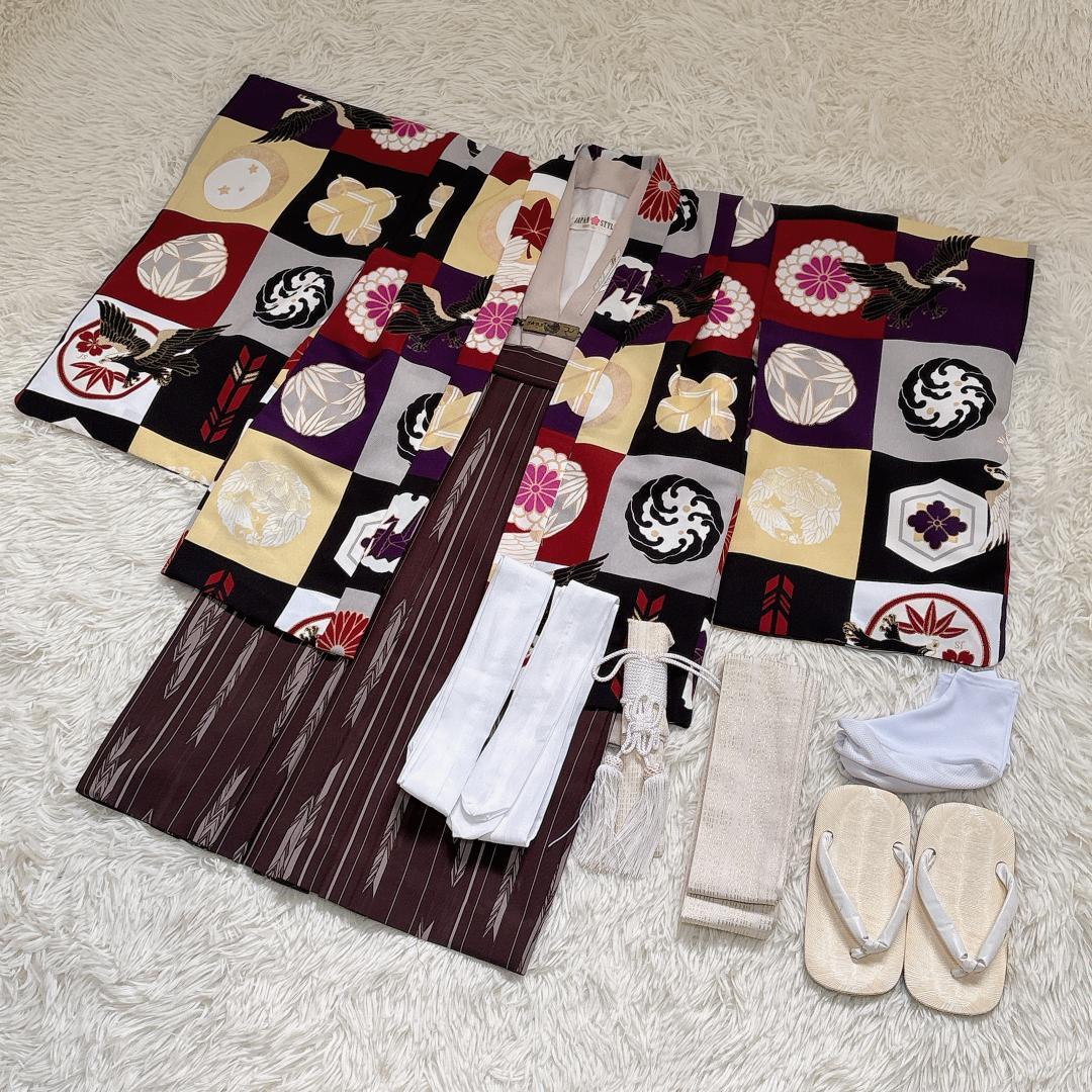 美品✨七五三 3歳 男の子 着物セット ジャパンスタイル