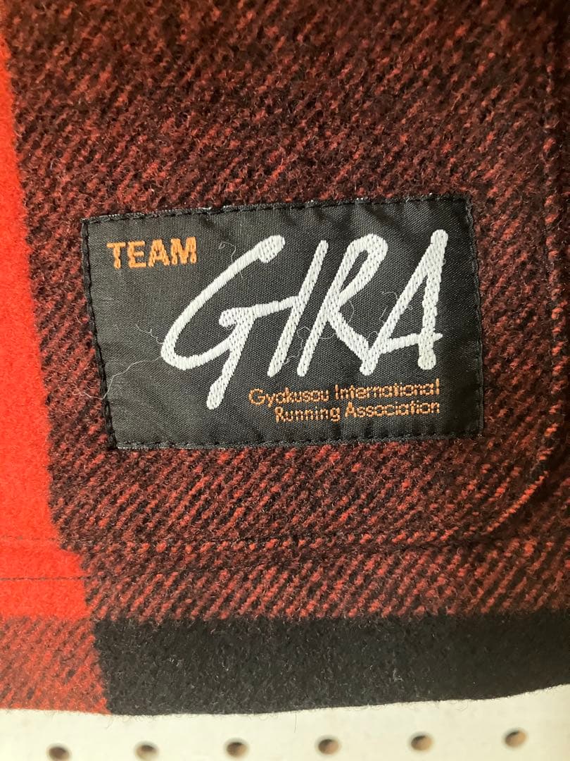 NIKE × GYAKUSOU チェックジャケット TEAM GIRA