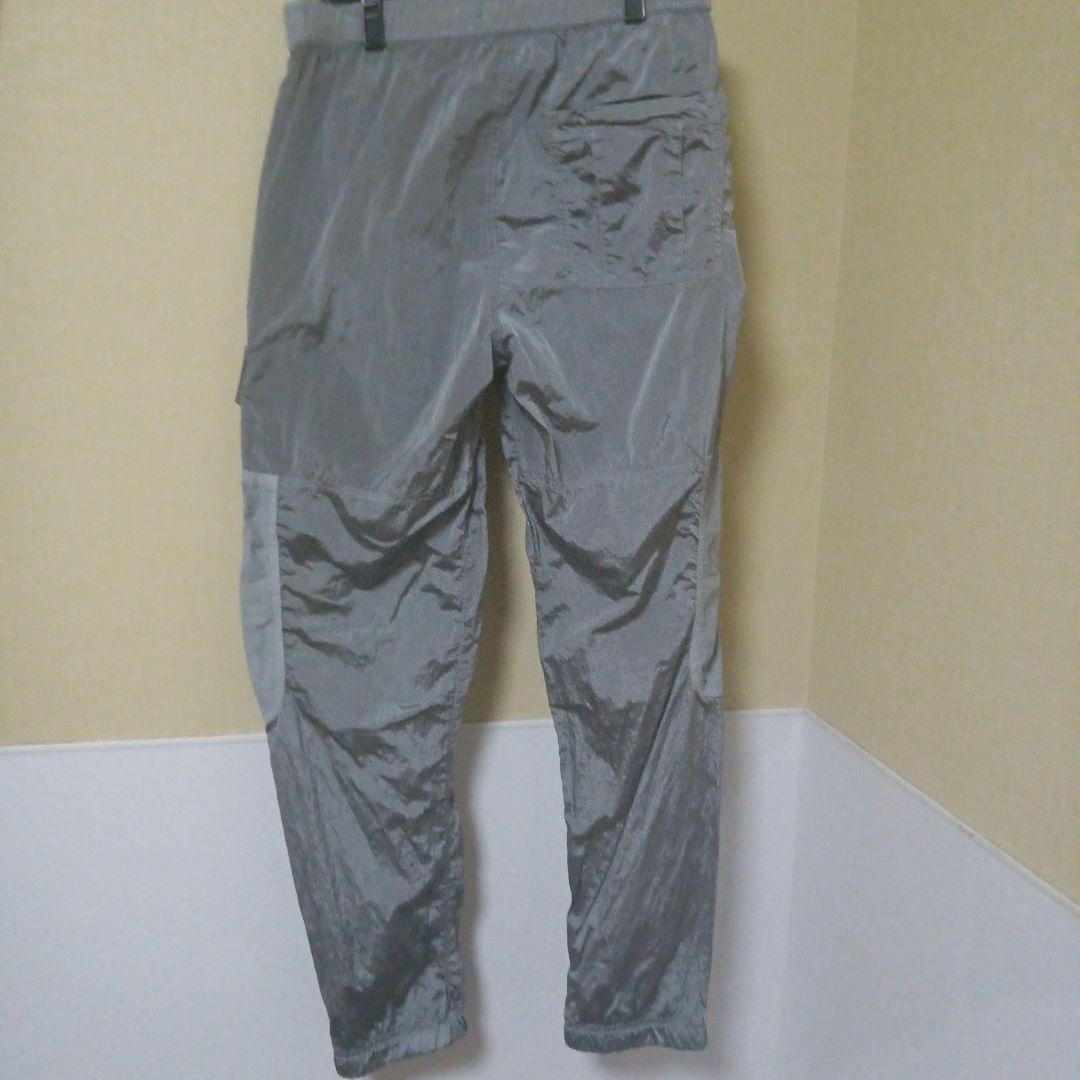 美品　Stone  グレー　シルバー カーゴパンツ Mサイズ