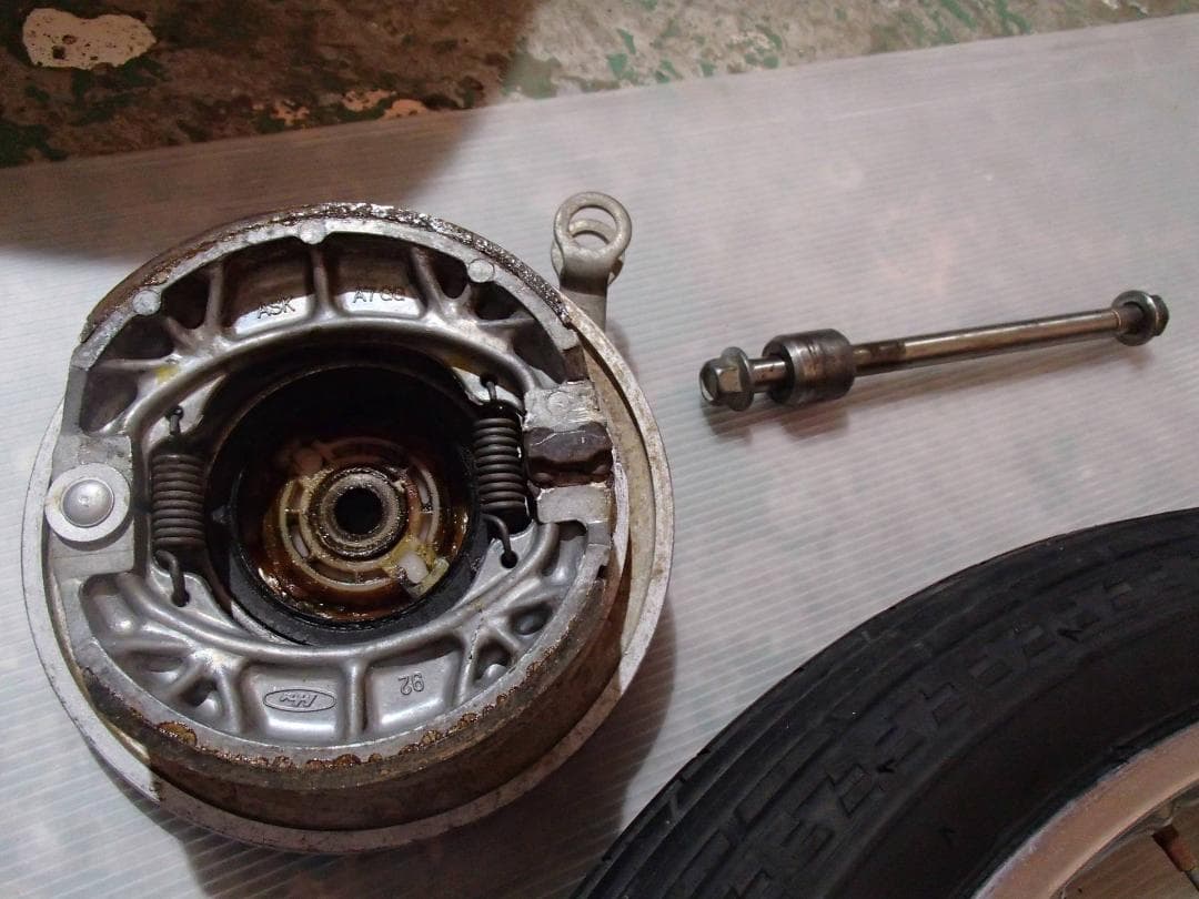 C50　スーパーカブ　前後ホイールセット