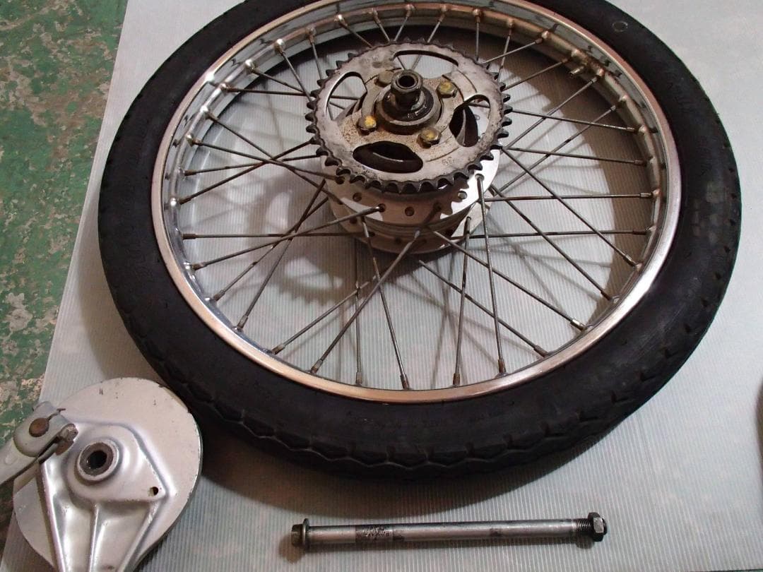 C50　スーパーカブ　前後ホイールセット