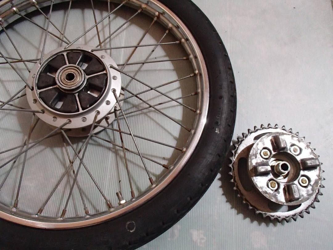 C50　スーパーカブ　前後ホイールセット