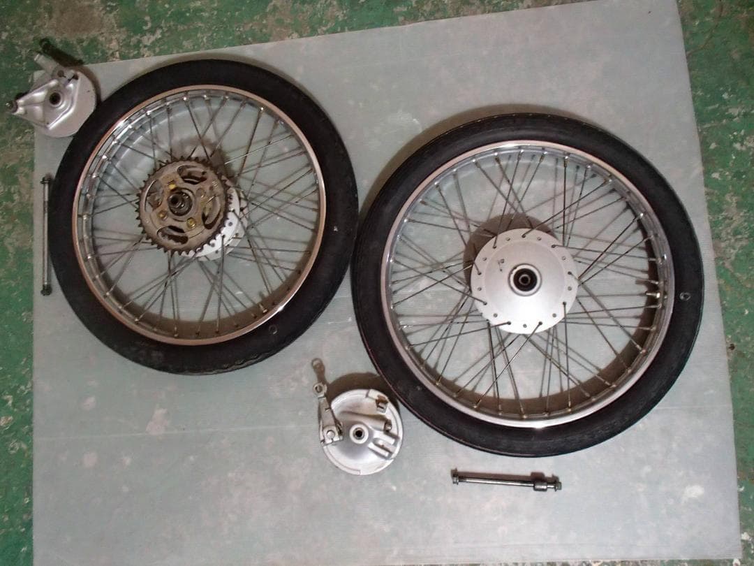 C50　スーパーカブ　前後ホイールセット