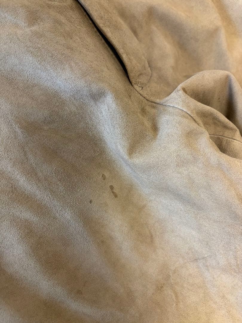 90s ラルフローレン スエード レザー パンツ 33 ベージュ