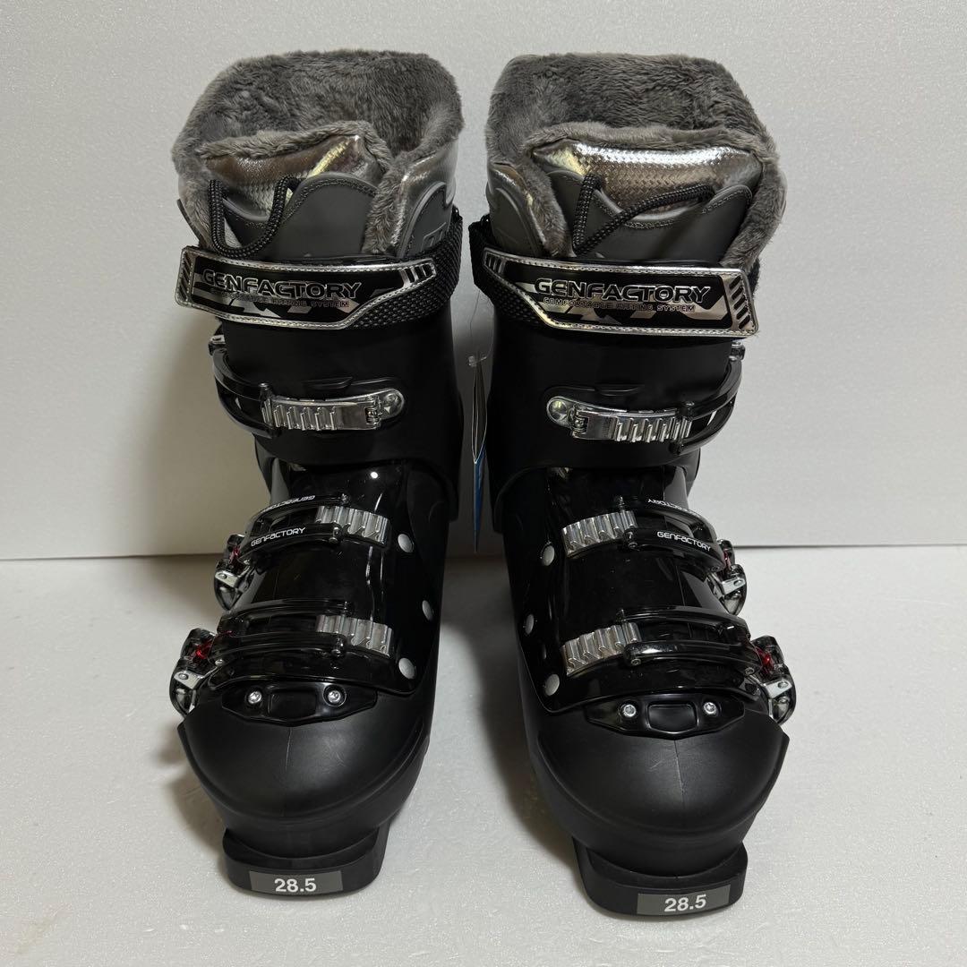 28.5CM 未使用GENFACTORY CARVE5 スキー ブーツ 黒色