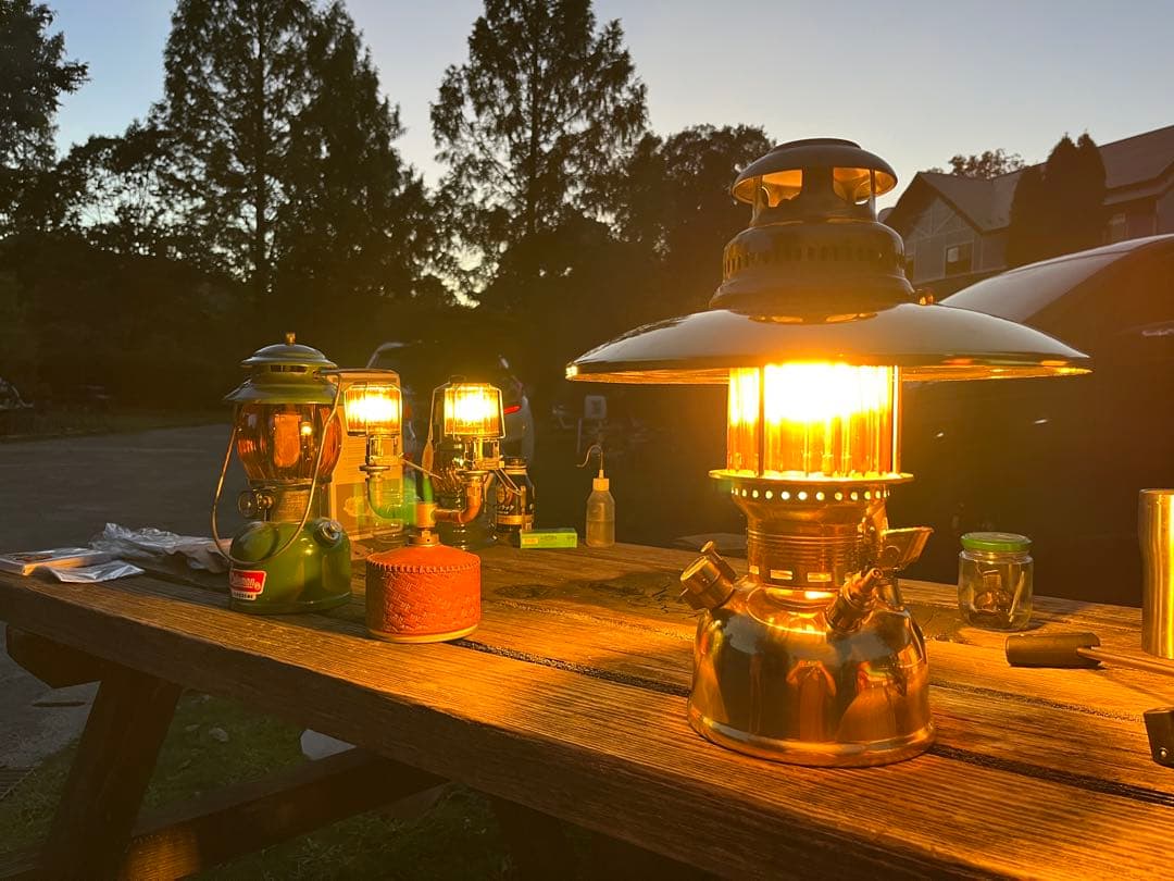 Petromax 500CP HK500 交換用ホヤ 琥珀色波模様