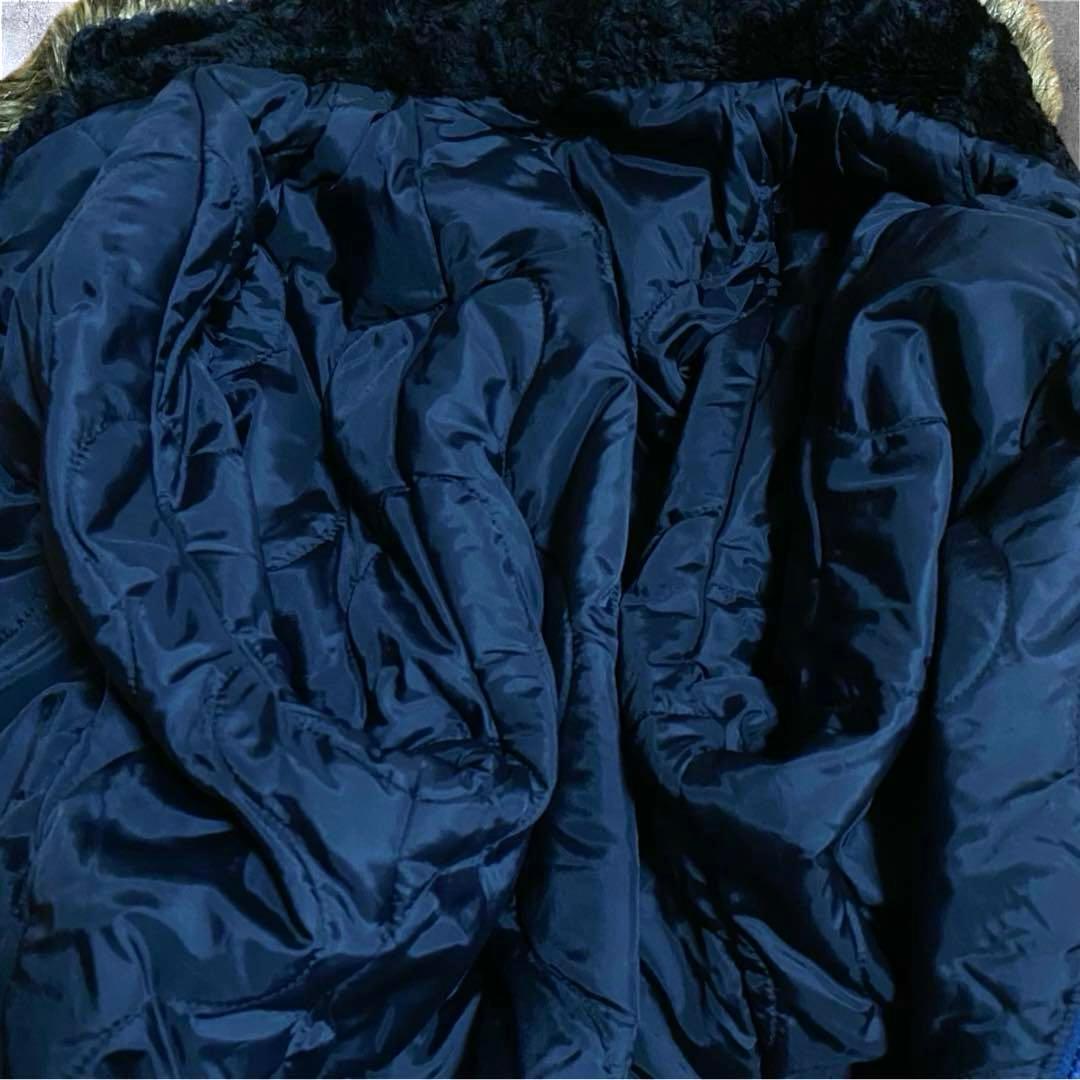 美品 サントリー BOSS ボスジャン N-2Bネイビー フライトジャケット