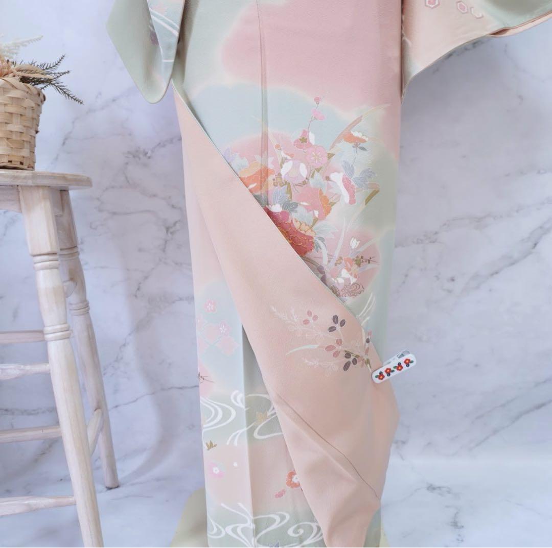 訪問着 フルセットa478七五三　入学式　お宮参り　結婚式