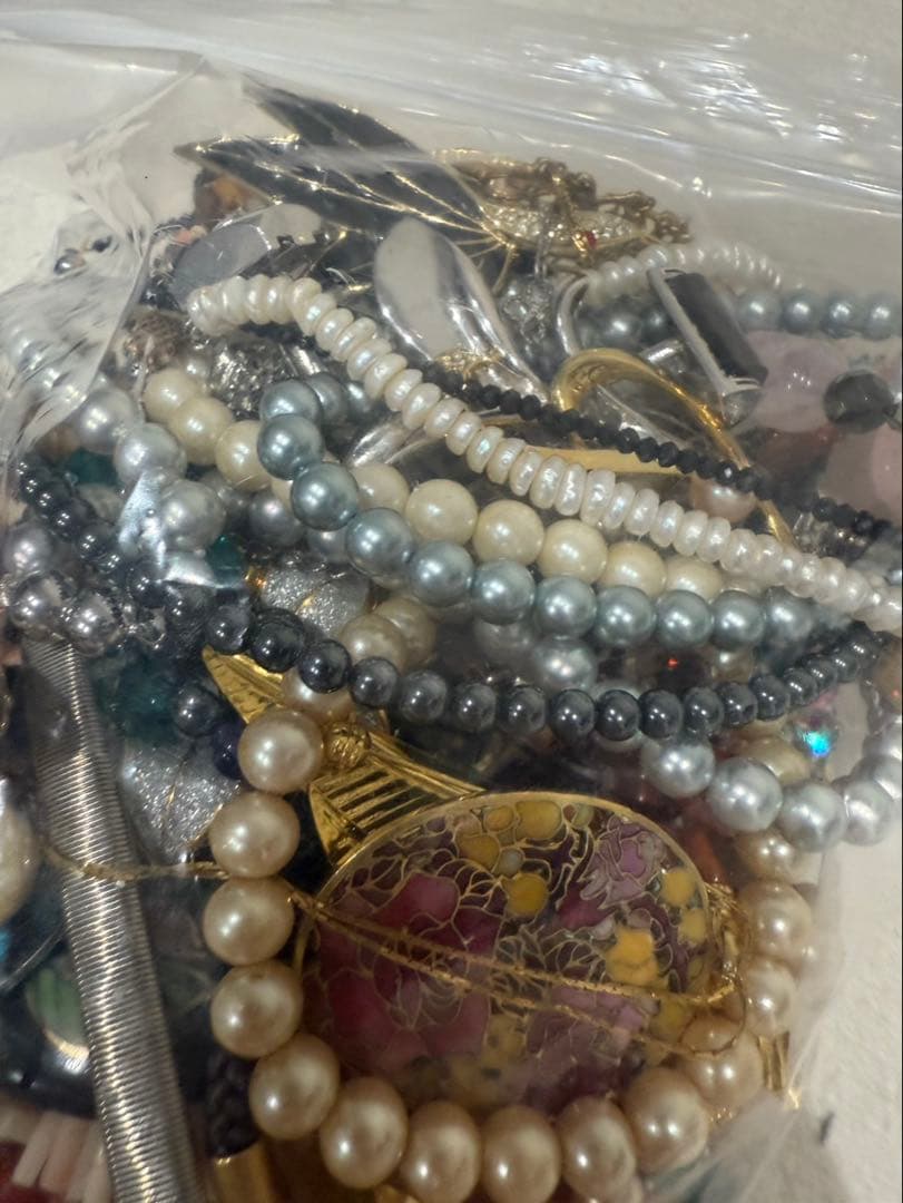 イミテーションアクセサリー 真珠系多め まとめ売り 約2.5kg