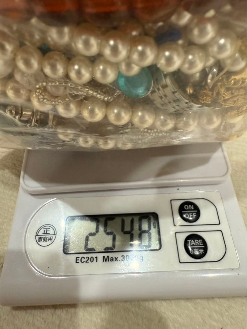 イミテーションアクセサリー 真珠系多め まとめ売り 約2.5kg