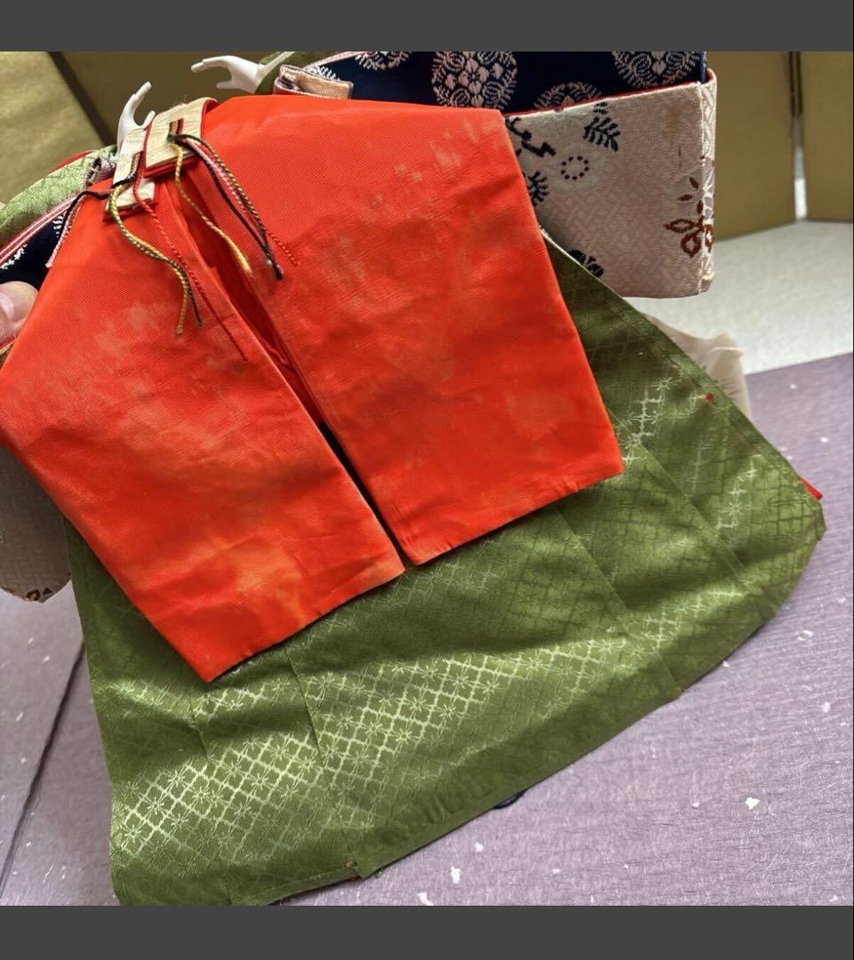 ひな人形　親王飾りのみ　　ブルーが上品なおひなさま