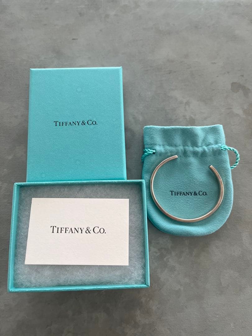 ティファニー　ナロー1837 カフバングル　925 箱、巾着袋付属