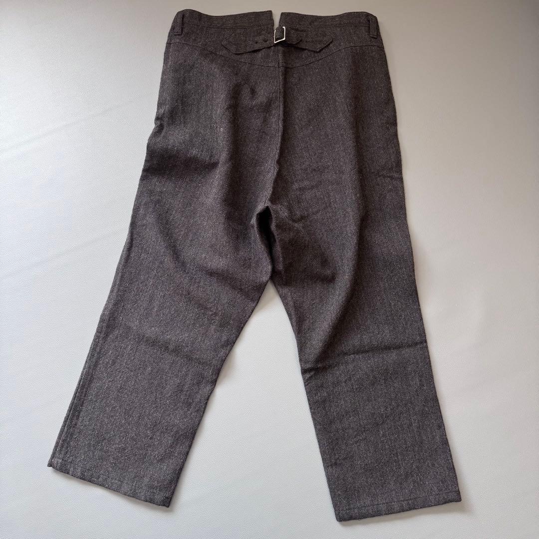 トリココムデギャルソン　ウール　ヘリンボーン　パンツ　ゆったり