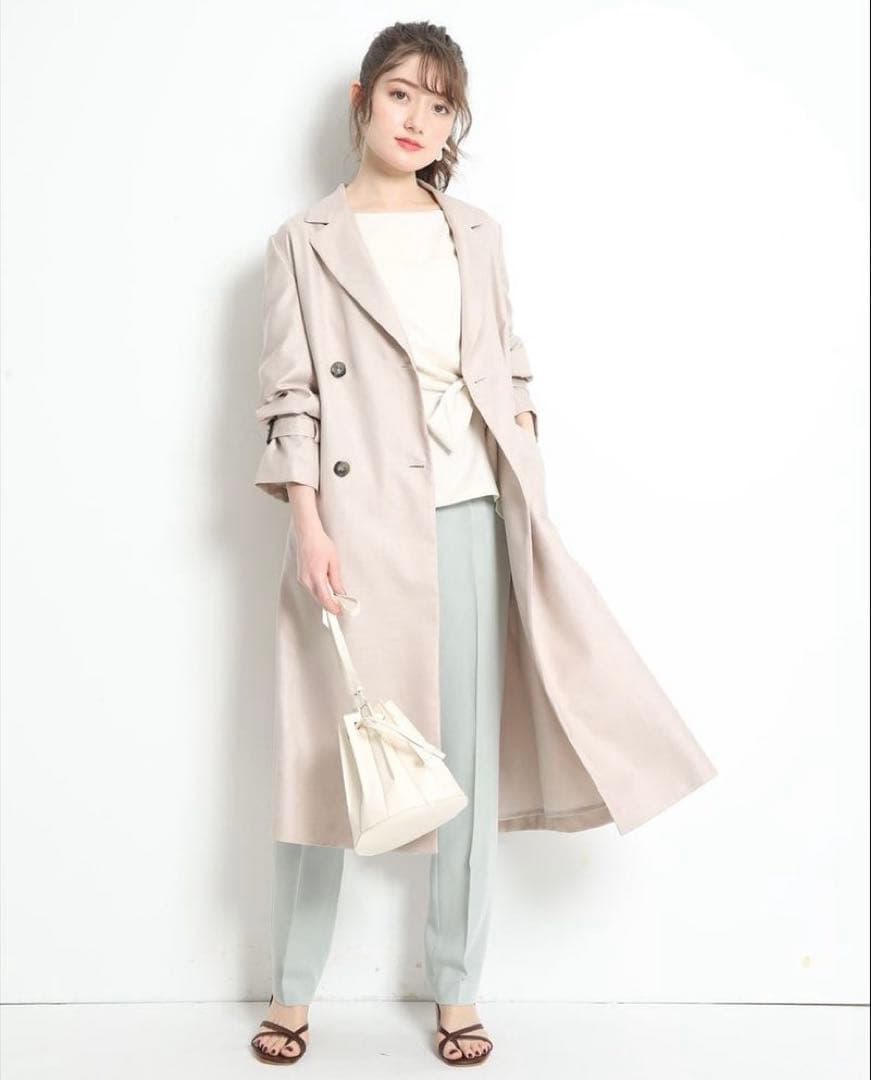 Apuweiser-riche ベルテッドトレンチコート