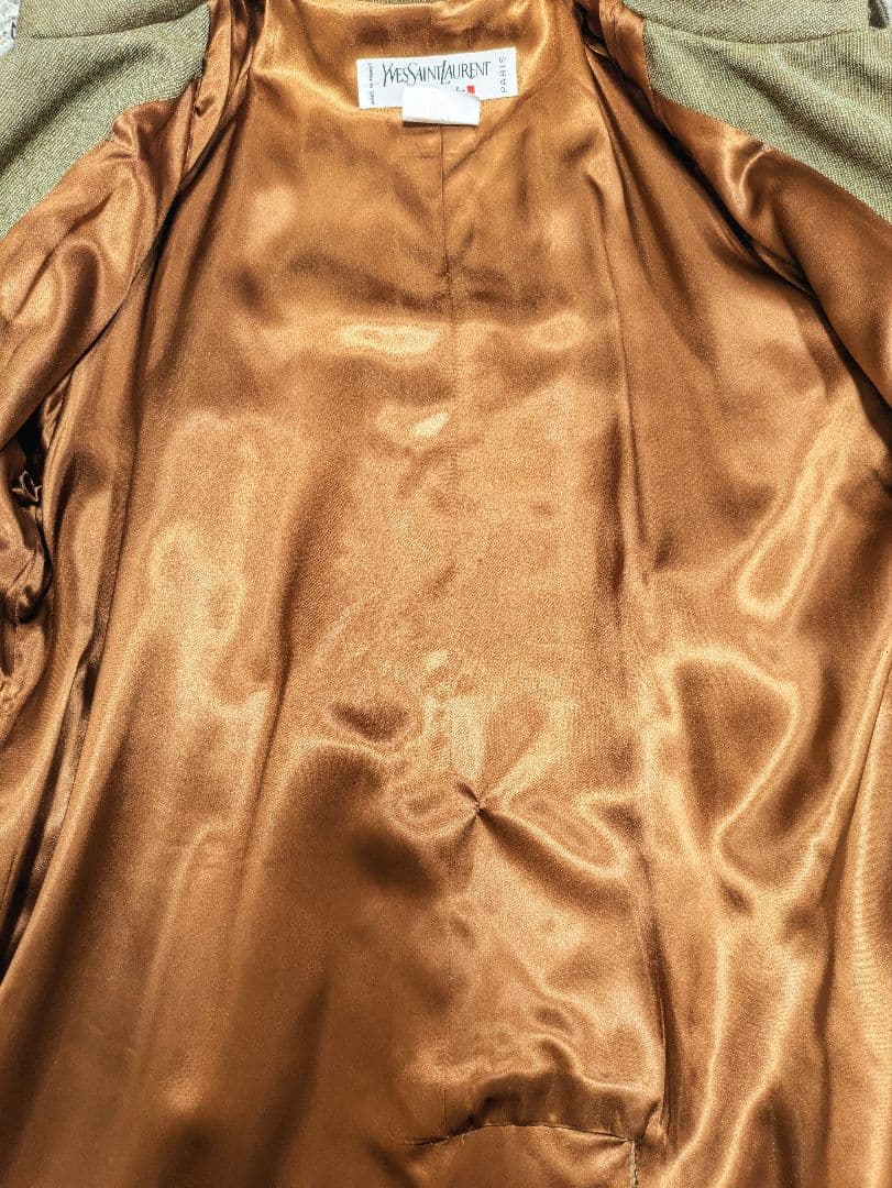 70s Saint Laurent Rive Gauche ウールコート