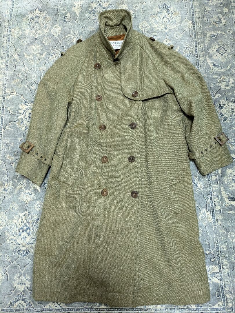 70s Saint Laurent Rive Gauche ウールコート