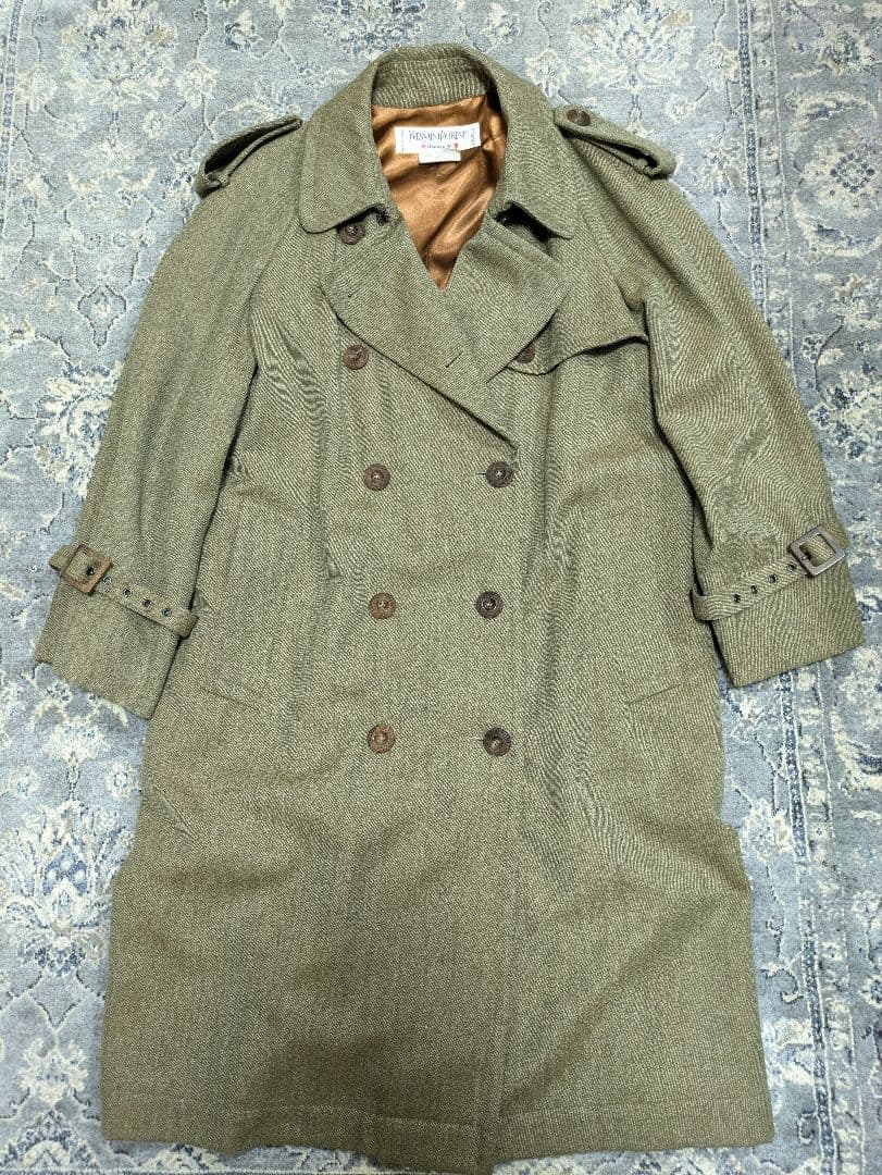 70s Saint Laurent Rive Gauche ウールコート