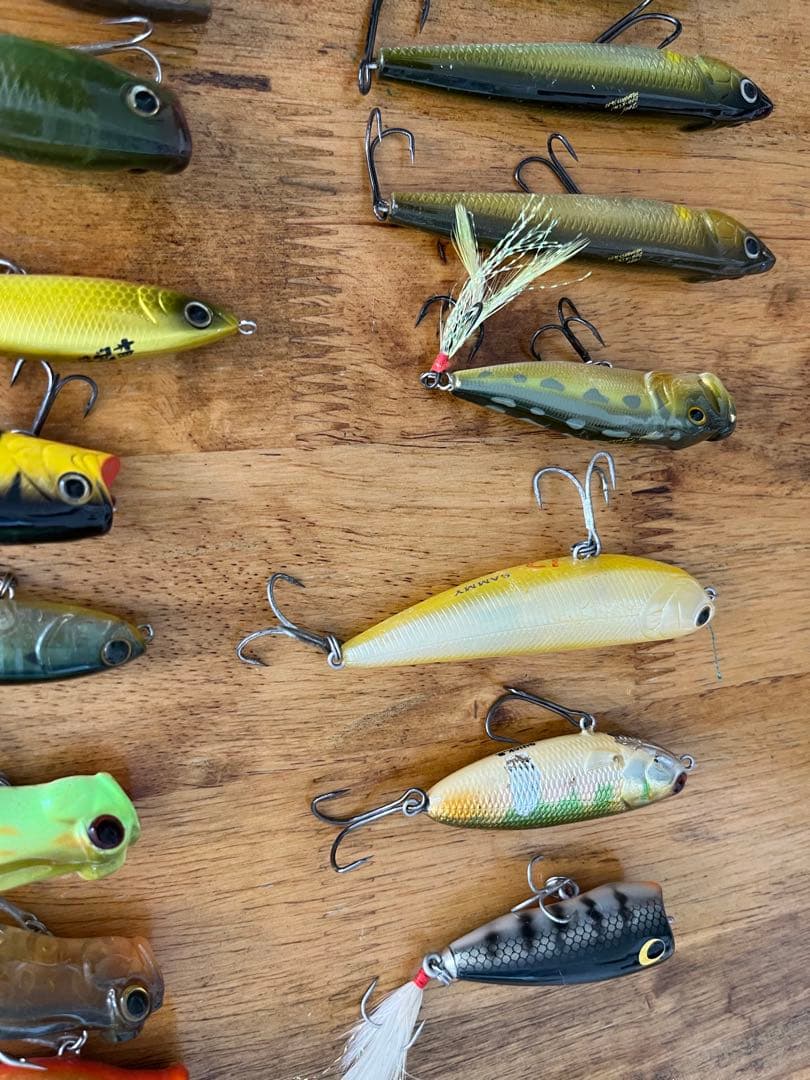 メガバス等　ルアー27点セット　ドッグX パロット入り