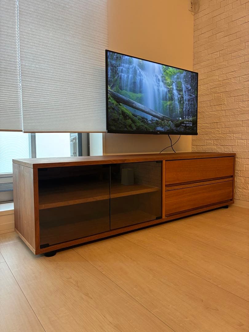 【廃盤】無印良品　スタッキングキャビネット　ウォールナット