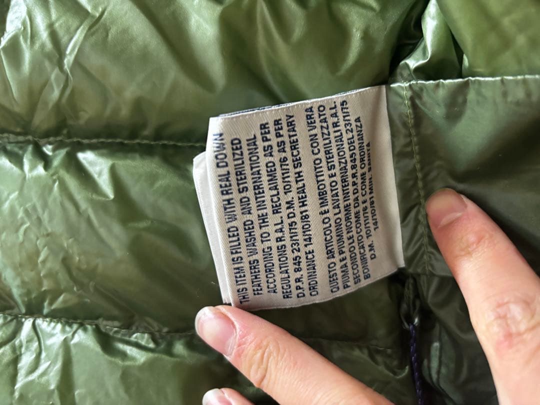 メ*^様 レアカラー　モンクレール　ダウンベスト　gui MONCLER グリー