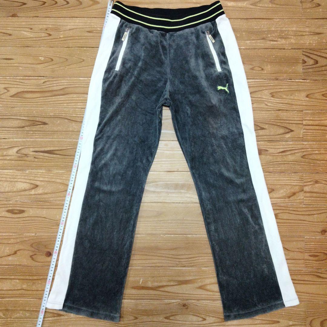 PUMA ベロア ジャージセットアップ Lサイズ グレー