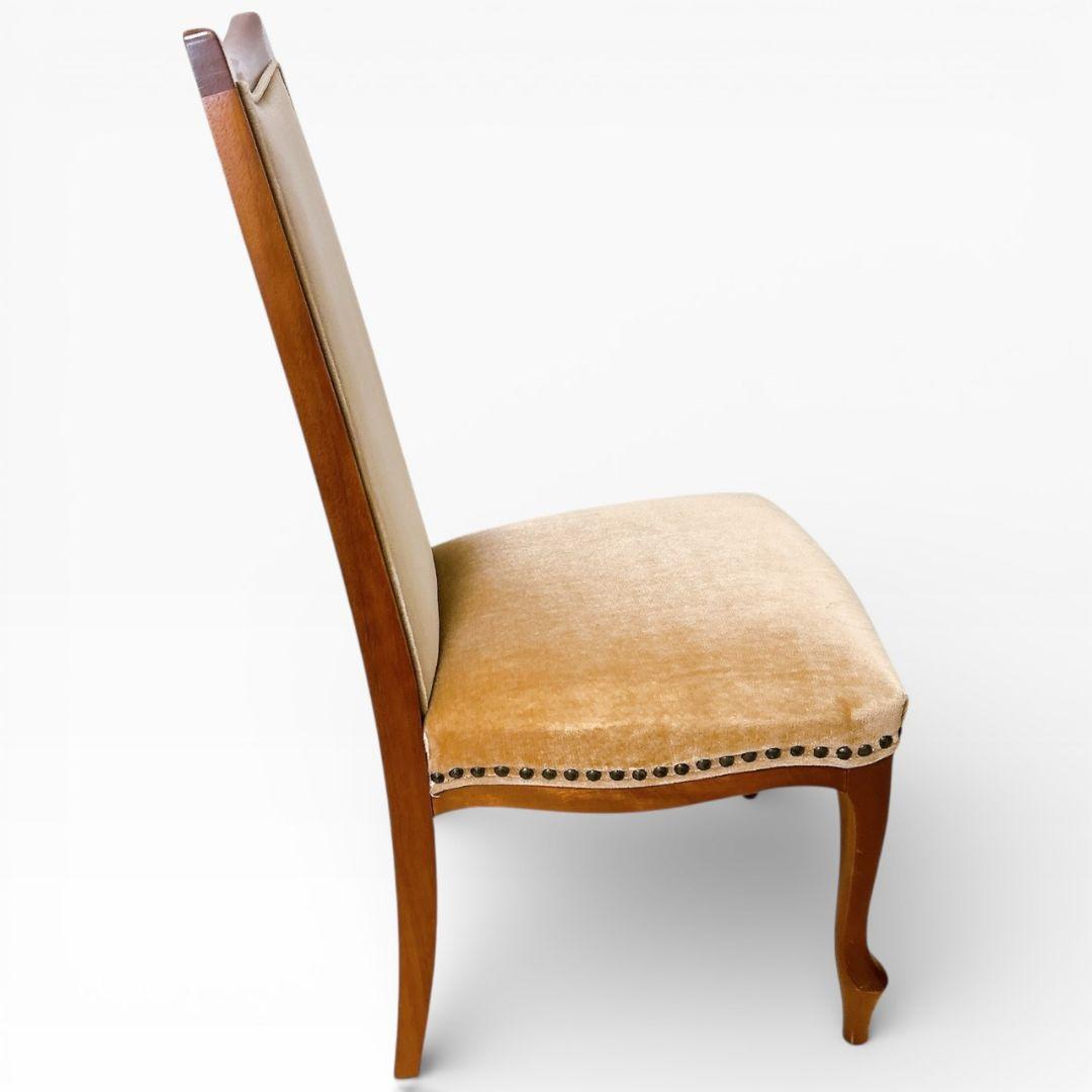 マルニ木工 ベルサイユチェア ダイニングチェア 猫足 鋲打ち アンティーク 希少